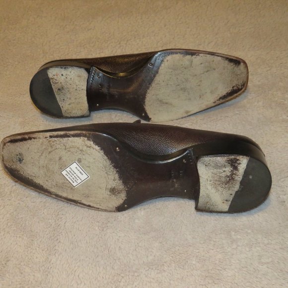 Tom Ford Brown Leather Kiltie Tassel Brogue Loafers 9 TT